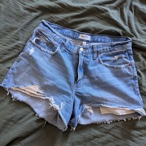 Women's Blue Denim Shorts